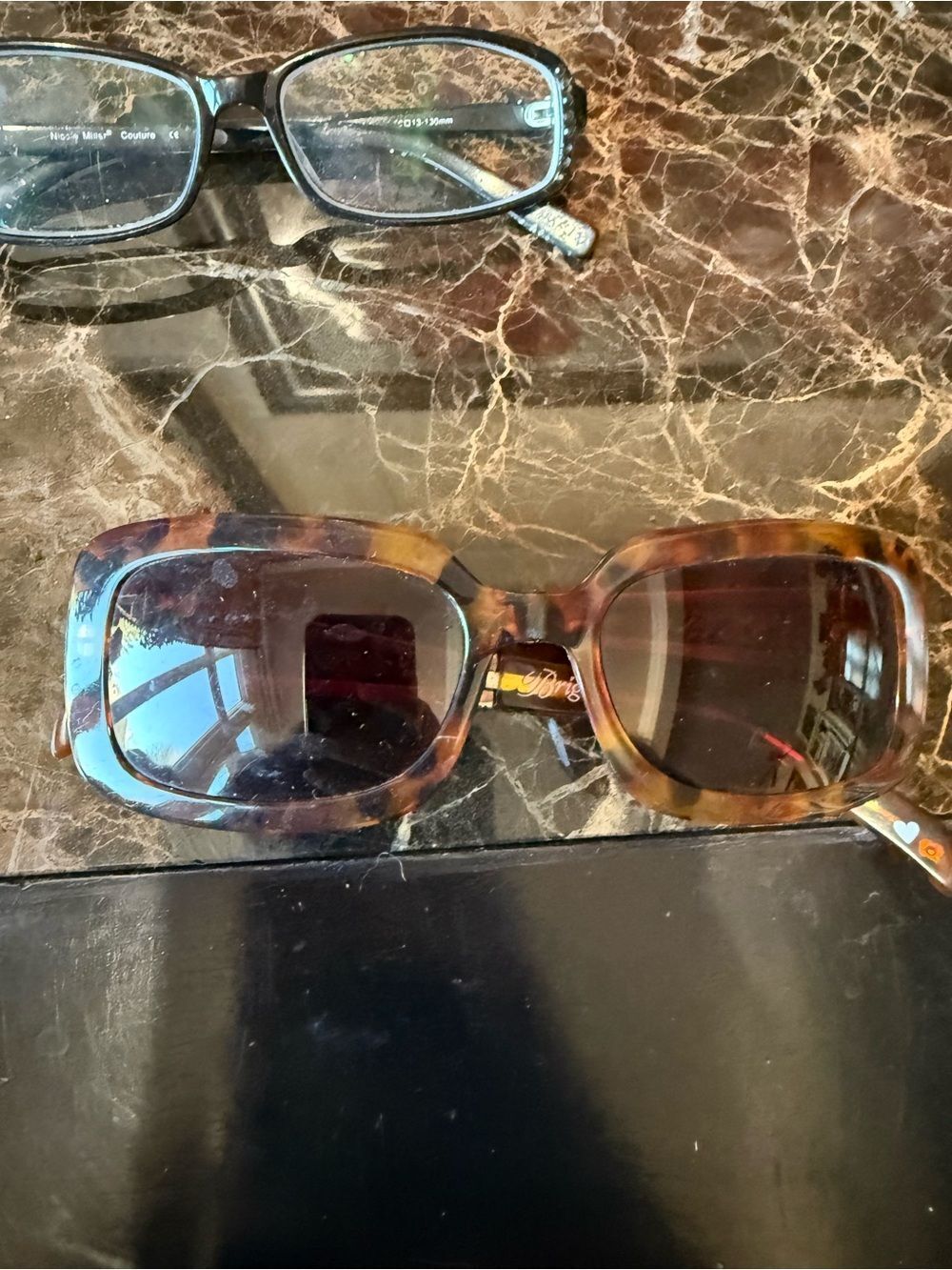 Brighton Tortoiseshell Brown Rectangle Sunglasses